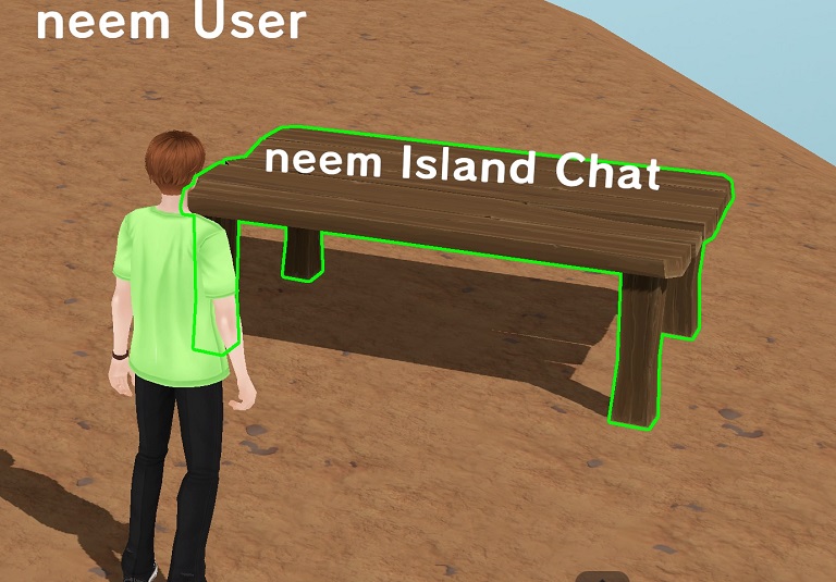 Object with stream chat functionality