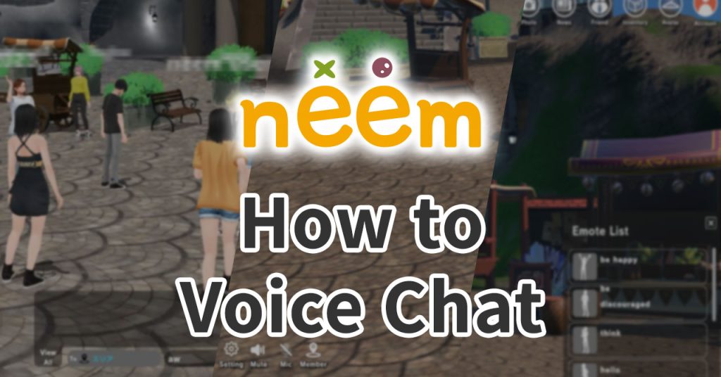 neem How to Use Voice Chat