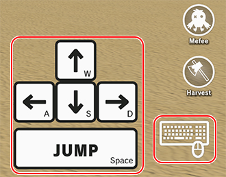 Controls UI and display controls button