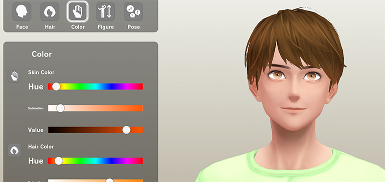 Avatar skin tone recipe 1