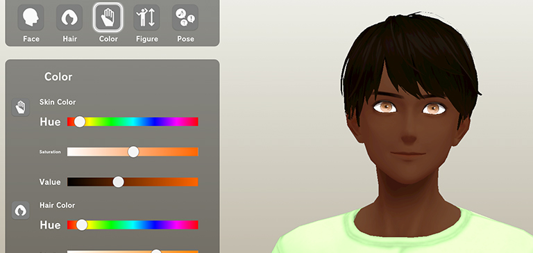 Avatar skin tone recipe 5