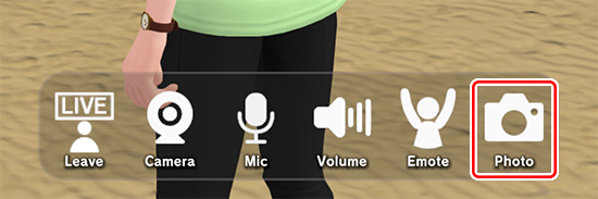 Photo Mode button