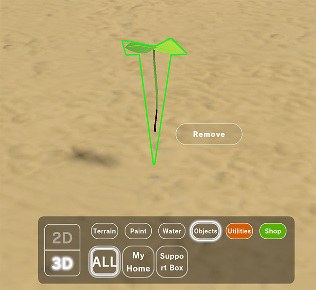 Removing sprouts using Map Editor