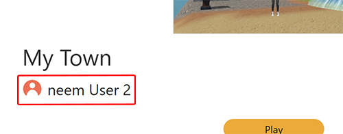 Click on user profile icon to access their profile page