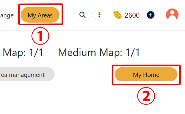 Access My Home from My Areas page